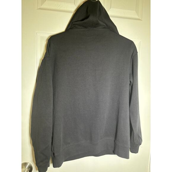 Heads or Tails Long Sleeve Hoodie (Blinged Gold Skulls) Black women's Sz Small - Picture 4 of 7